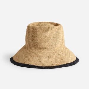 Madewell Lantern Straw bucket hat M/L